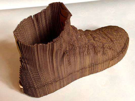 3D-Puzzle Pappe High Top Sneaker (Ukraine)