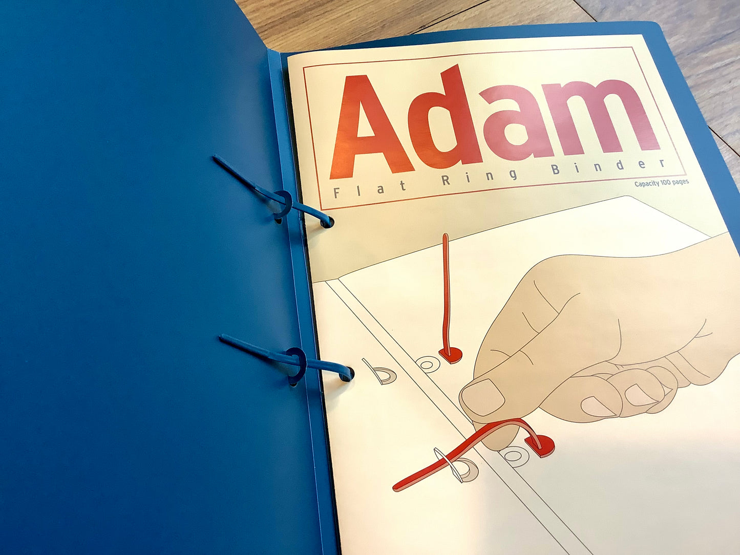 Hefter Flat Ring Binder ADAM PP°