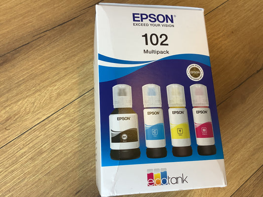 Druckertinte Epson Eco Tank 102 4er-Set