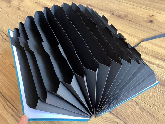 Fächermappe A4 petrol Exacompta