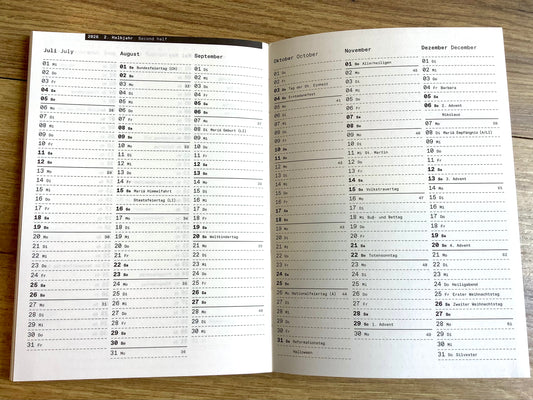 Kalender B6 Roterfaden 2026