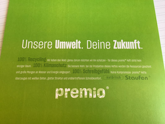 Schulheft A4 Lin.3 Premio 90g/m²