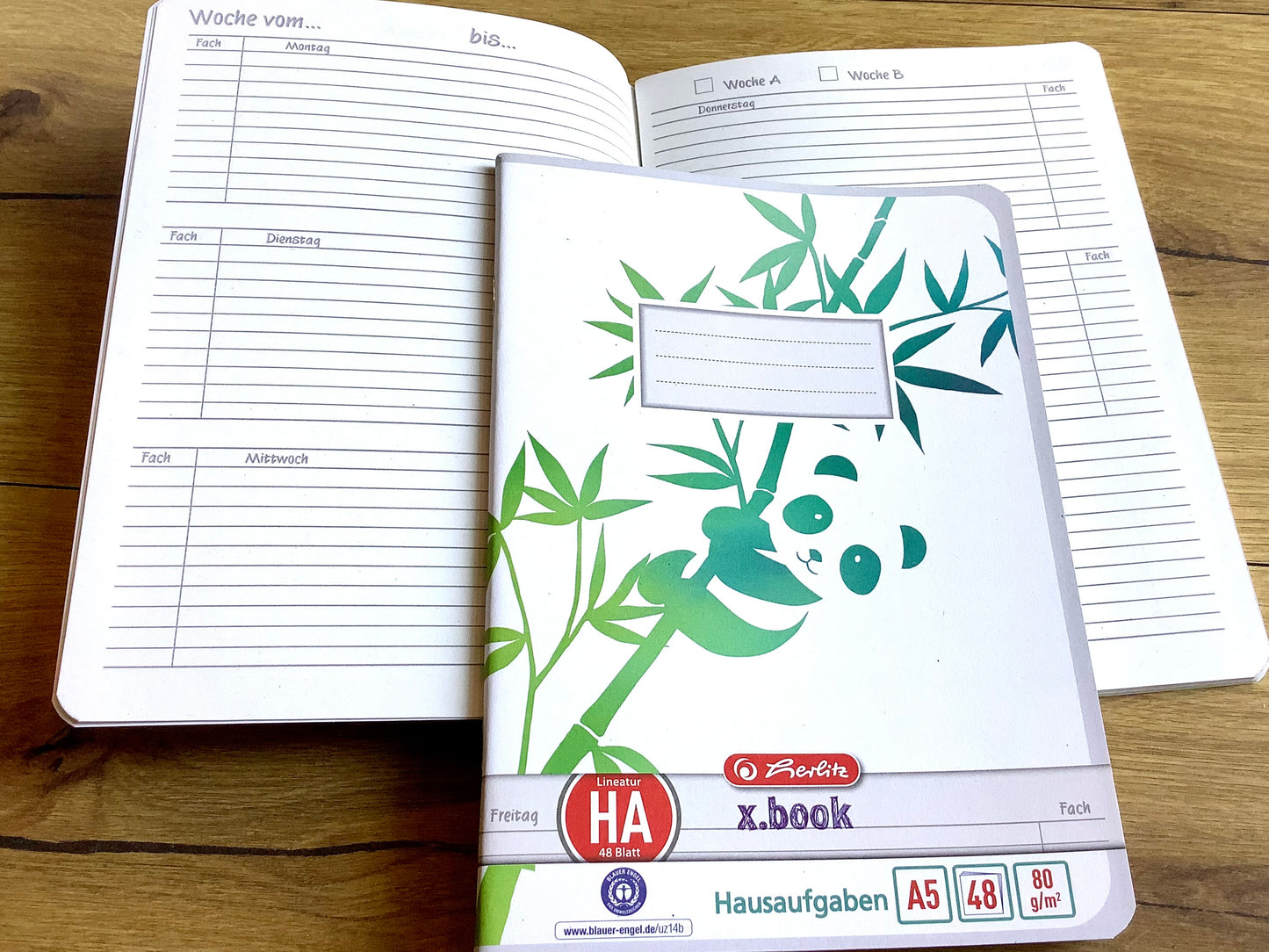 Aufgabenheft A5 Greenline Herlitz