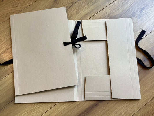 Sammelmappe grau A4 Zeichenmappe folia