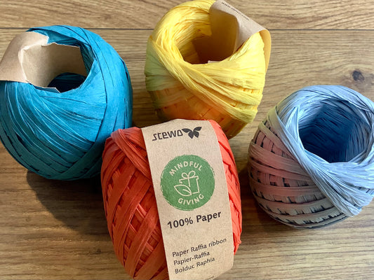 Geschenkband Paper Raffia 30m 7mm Stewo°