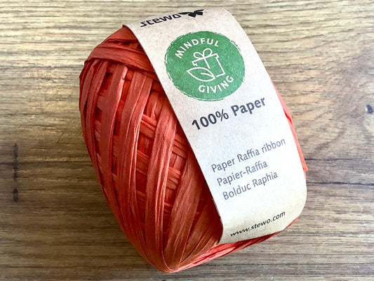 Geschenkband Paper Raffia 30m 7mm Stewo°