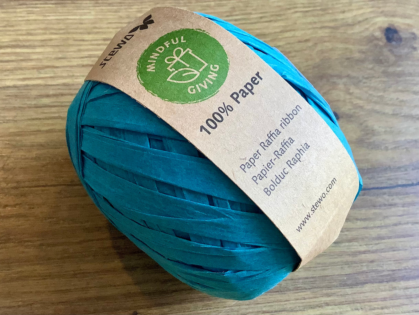 Geschenkband Paper Raffia 30m 7mm Stewo°