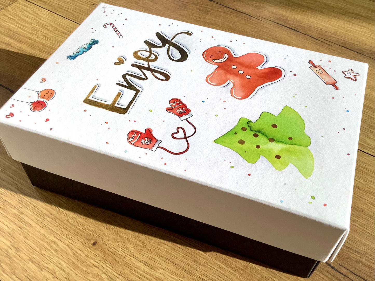 Buntbox M Weihnachten 17x11cm Geschenkbox