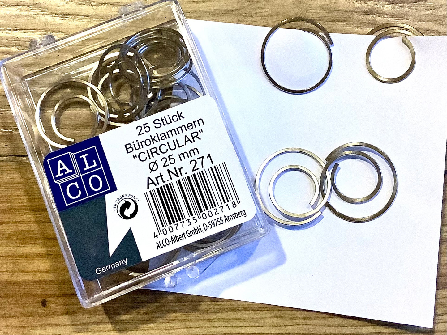 Büroklammer Circular 25mm 25St.
