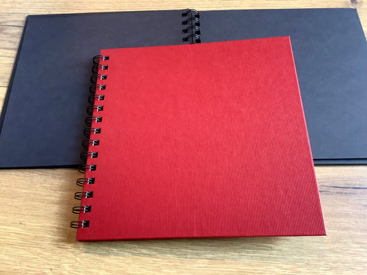 Foto-Spiralbuch 20x20cm 24 schwarze Seiten°