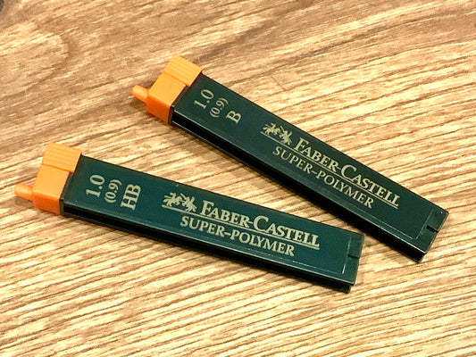 Feinminen 0,9mm / 1mm 12 Minen SuperPolymer Faber-Castell°