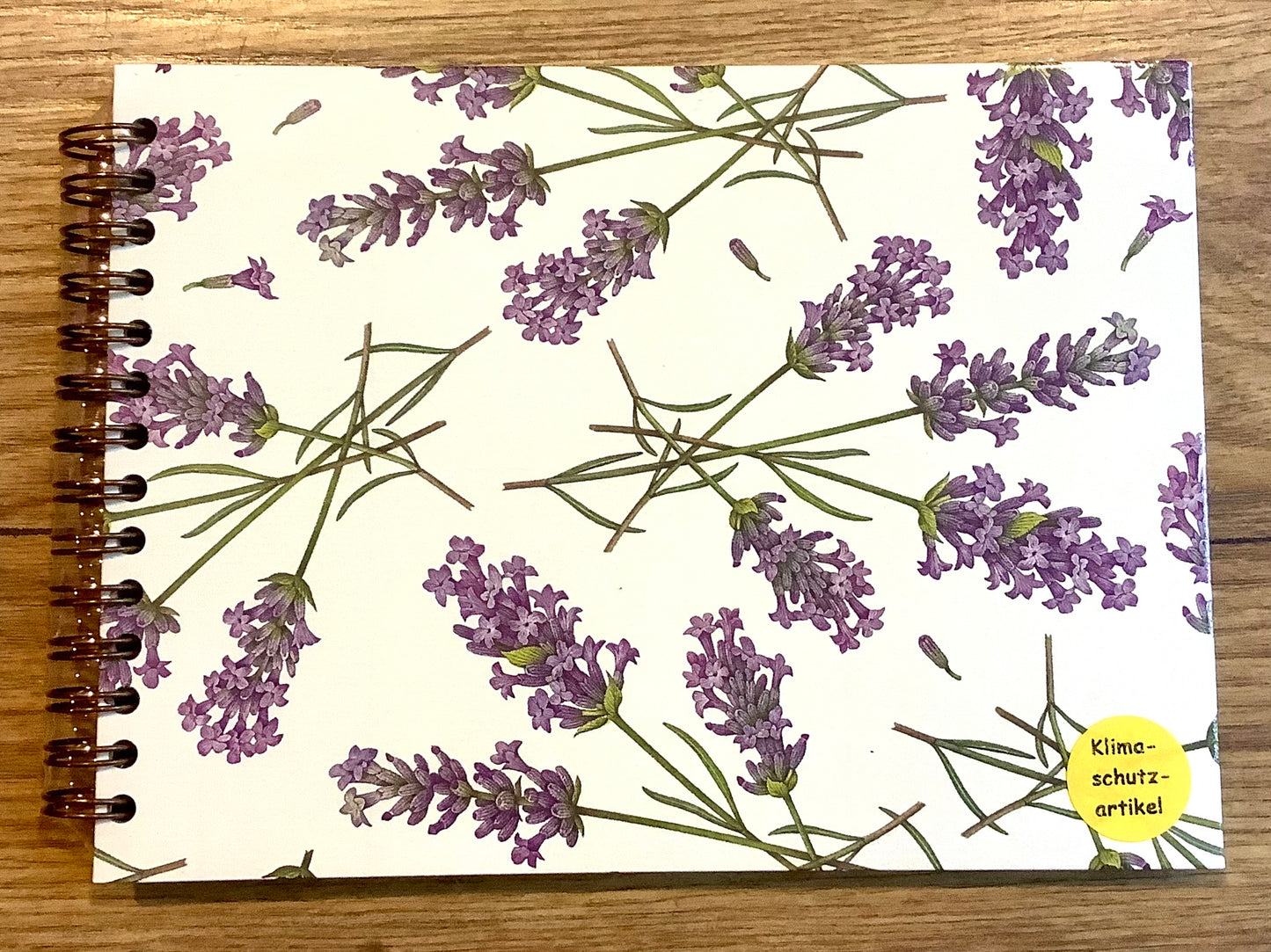 Foto-Spiralbuch 18x13 Lavendel