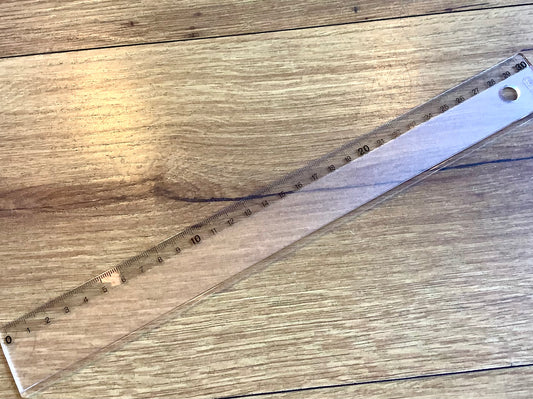 Lineal 30cm transparent KUM