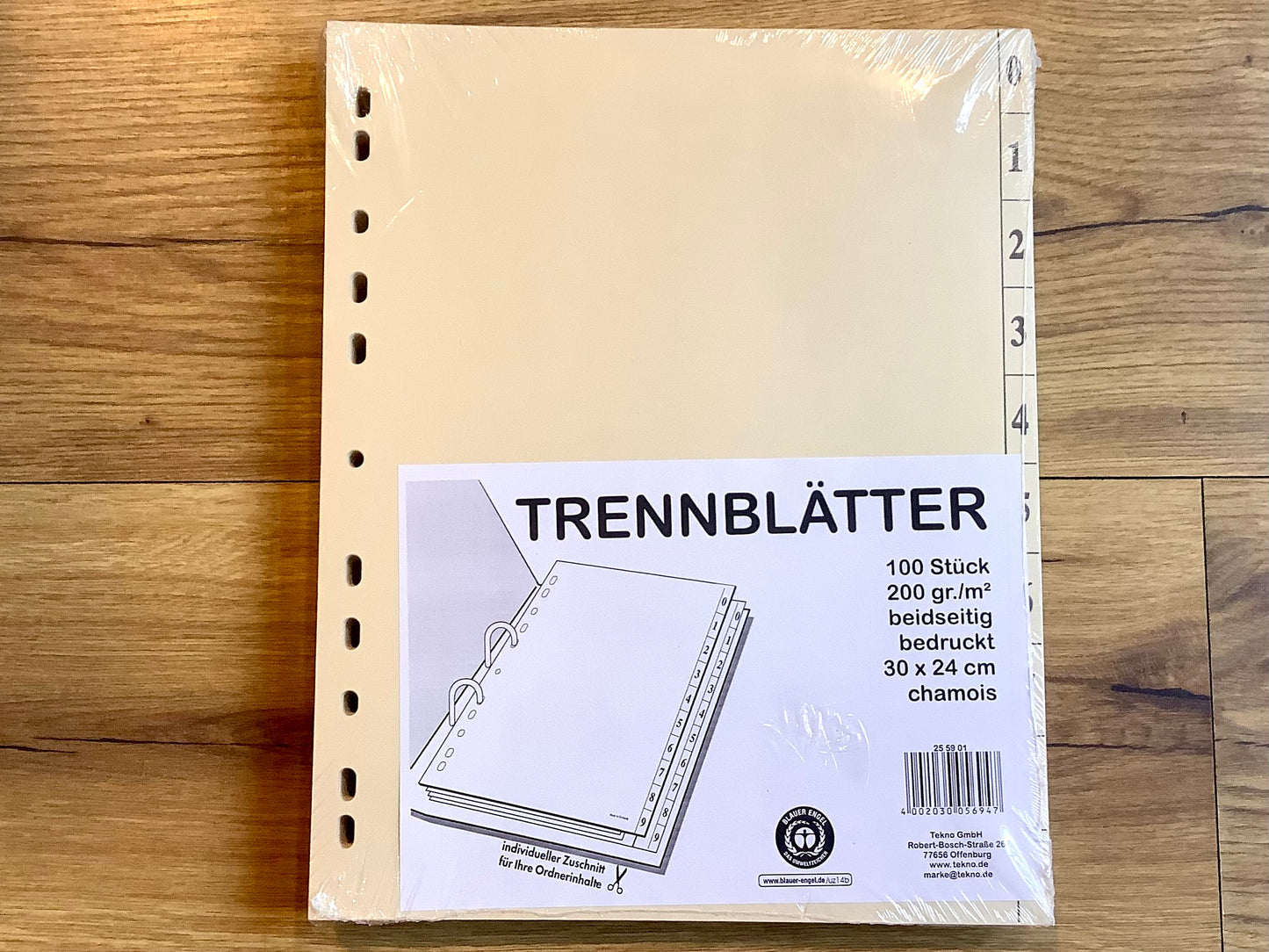 Trennblätter 100 chamois 200g RC