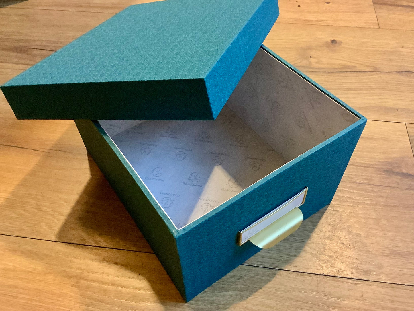 Box Geschenkschachtel petrol Exacompta°
