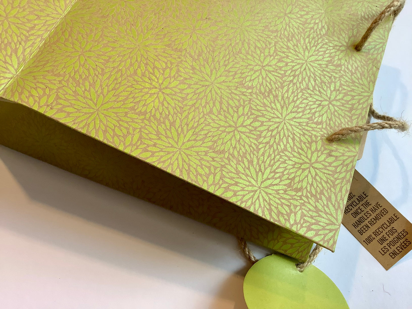 Geschenktasche kraft neongelb Clairefontaine°
