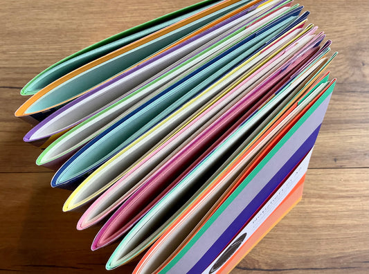 Notizheft genäht A5 Ulrike Gödecke° - Polly Paper - Umweltfreundliche Schreibwaren