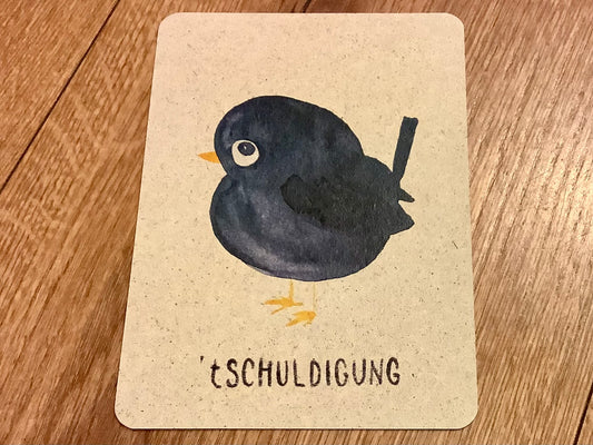 Postkarte "‘tschuldigung" (Sehrsehrnice)