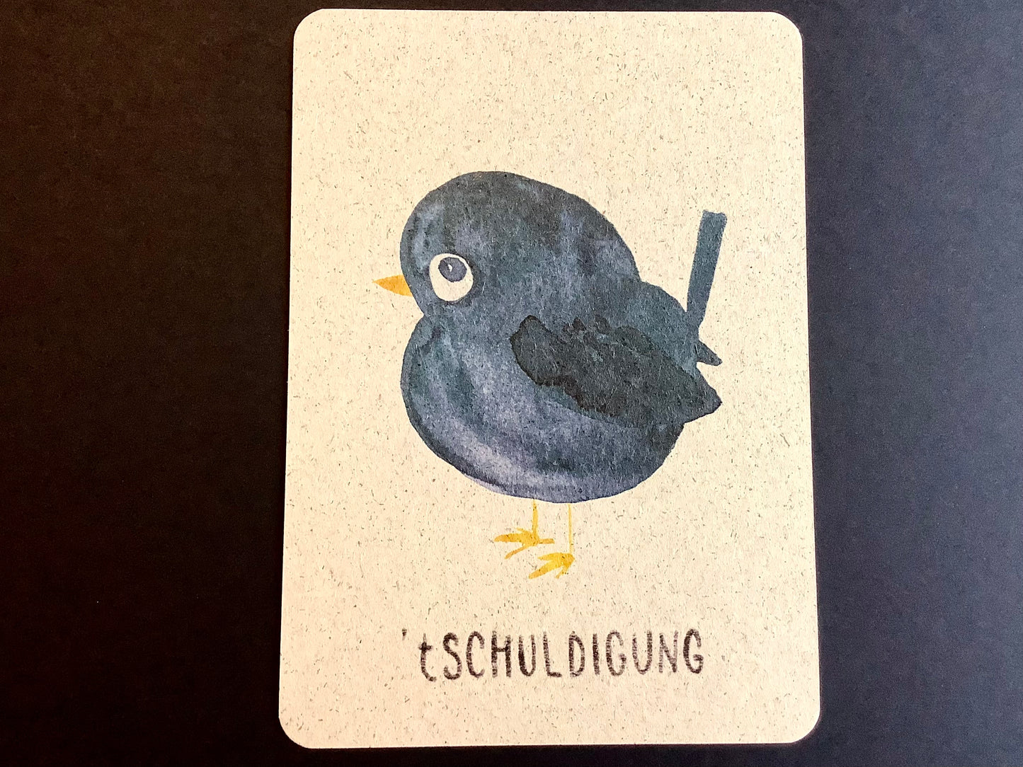 Postkarte "‘tschuldigung" (Sehrsehrnice)