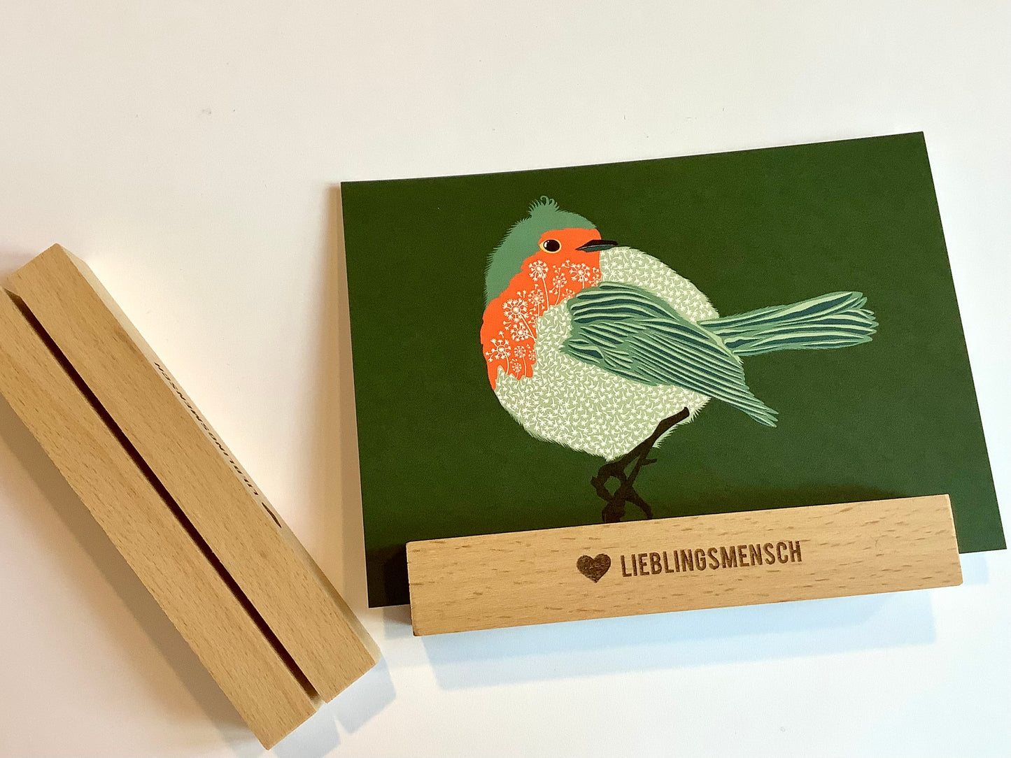 Kartenständer Buchenholz (Bow&Hummingbird)°