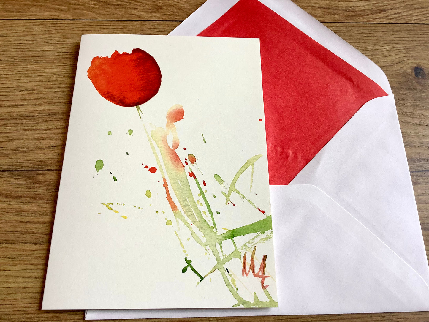 Briefkarte Tulpe (Utermann)