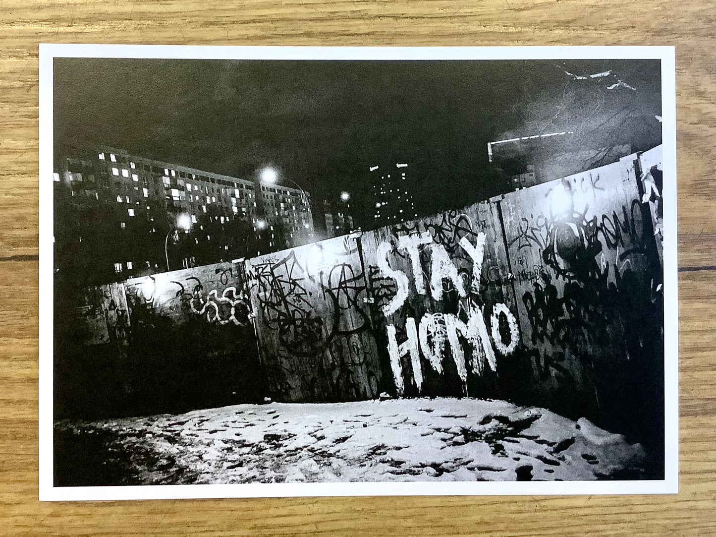 Postkarte „Berlin After Dark“ sw (Reister)°