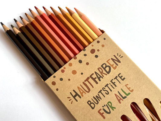 Hautfarben 12 Skin Tones Buntstifte°
