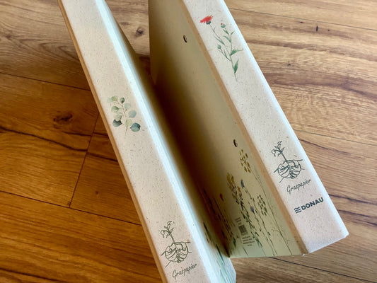 Ringbuch Graspapier Blumen (Donau)