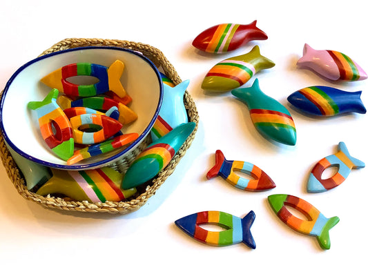 Fisch Regenbogen Speckstein (Konfirmation)°