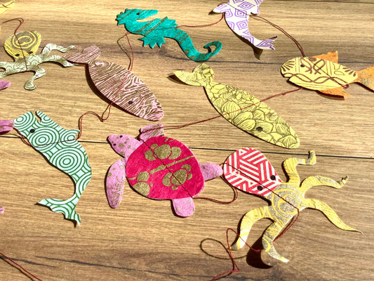 Girlande Meerestiere Nepalokta 185cm