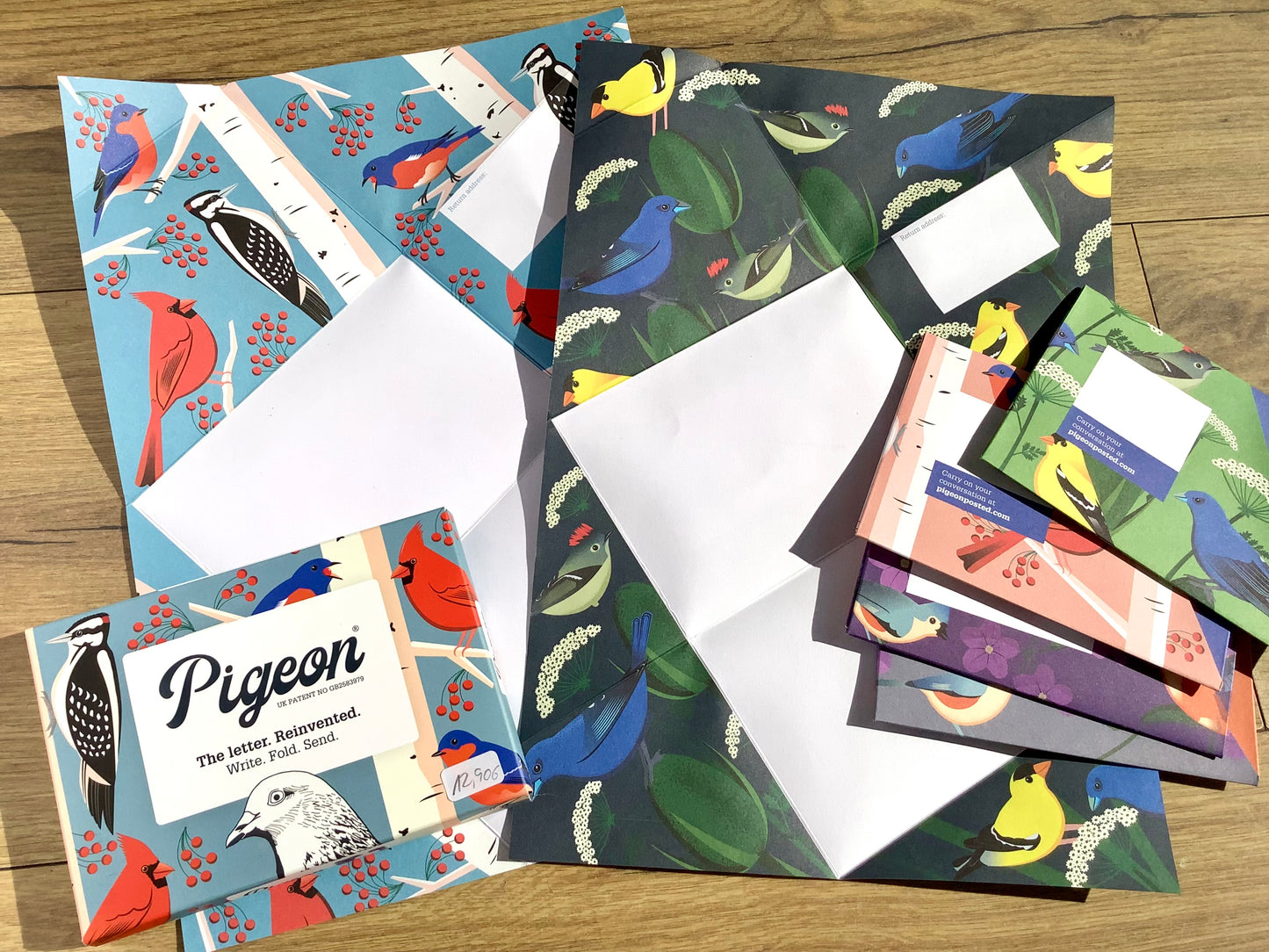 Briefpapier Set PigeonPosted Brieftauben°