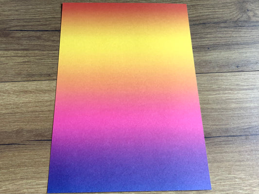 Fotokarton Regenbogen A4 einzeln Heyda