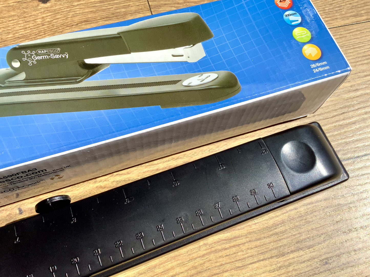 Heftgerät Langarm Rapesco Germ-Savvy bis 30cm