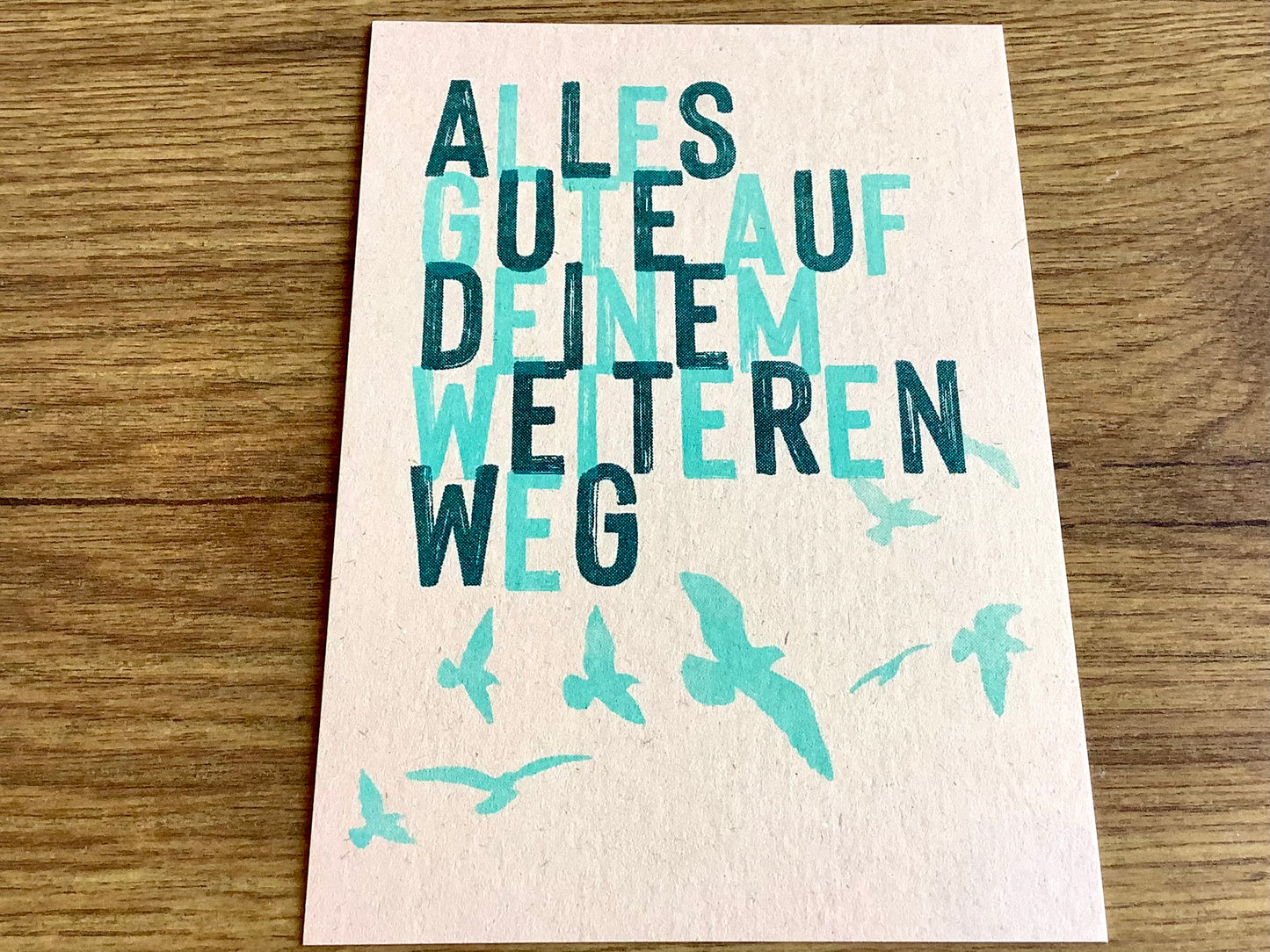 Postkarte Alles Gute auf deinem Weg (Togethery)