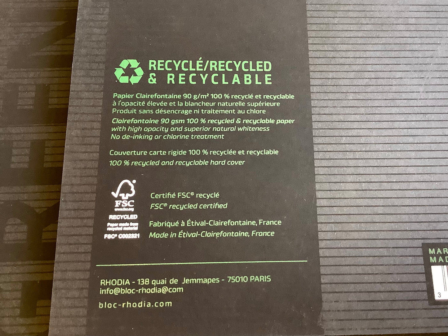 GreenPad RC N°16 liniert A5 70Bl. 90g