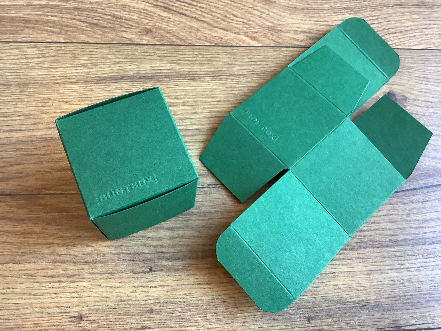 Buntbox Cube 5x5x5cm Würfelschachtel dunkelgrün