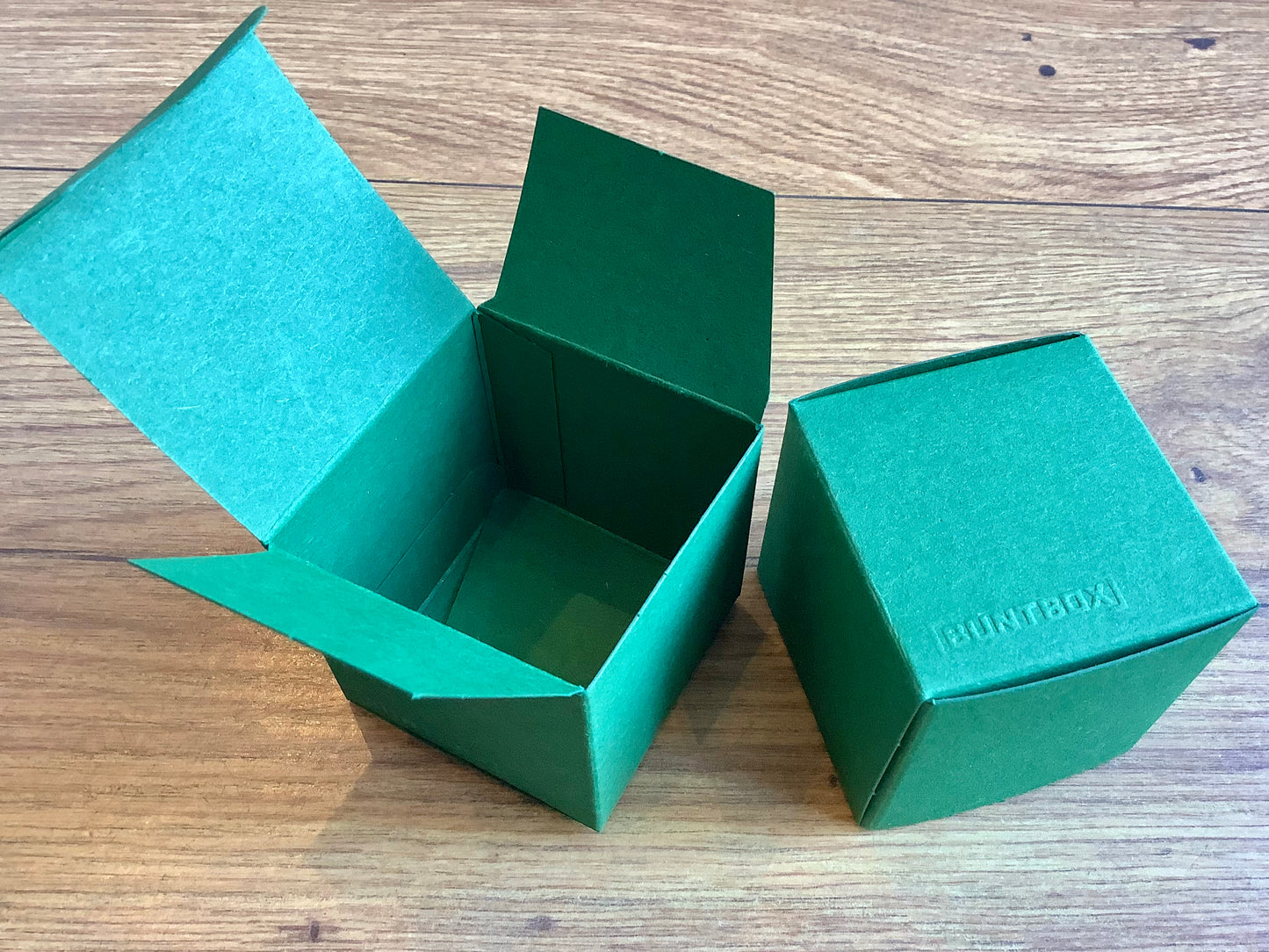 Buntbox Cube 5x5x5cm Würfelschachtel dunkelgrün