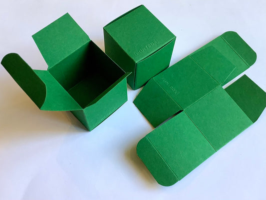 Buntbox Cube 5x5x5cm Würfelschachtel dunkelgrün