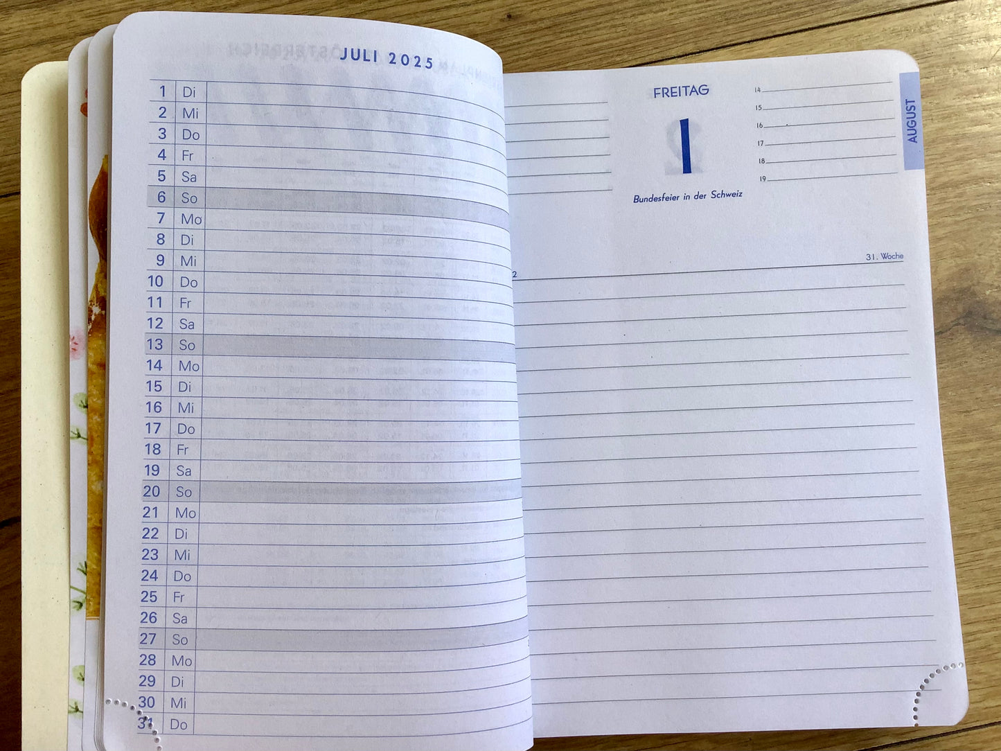 Schulkalender Green Tageskalender 1T/1S 12x17cm 25/26°