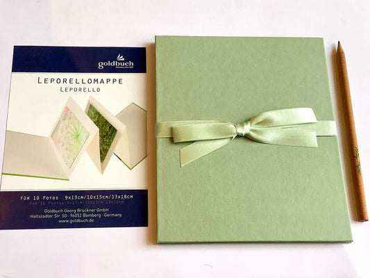 Foto-Leporello Eukalyptusgrün (Goldbuch)