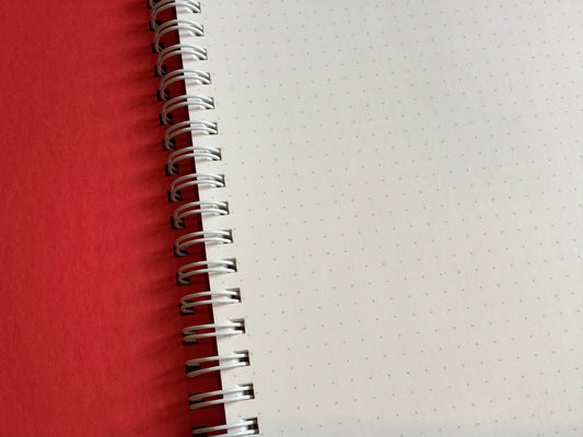 Spiralbuch A4 Punktraster 120g 100S. rot