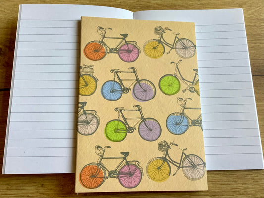 Notizheft A6 Fahrräder liniert RC