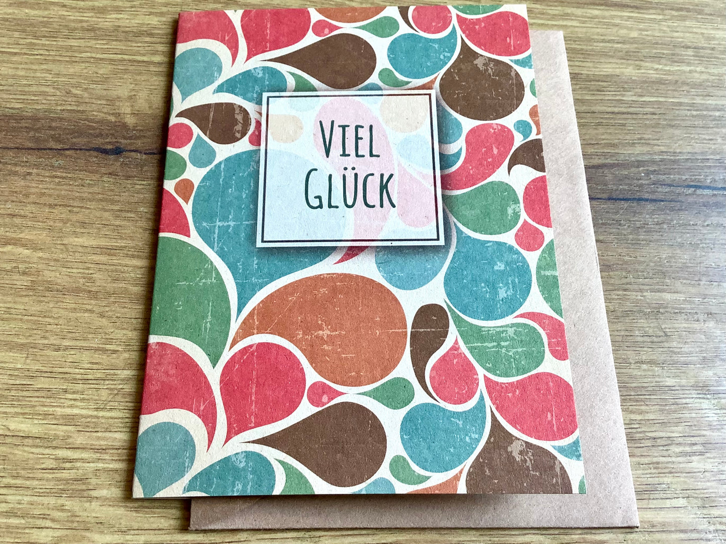 Briefkarte 10x14 Viel Glück (taurus)