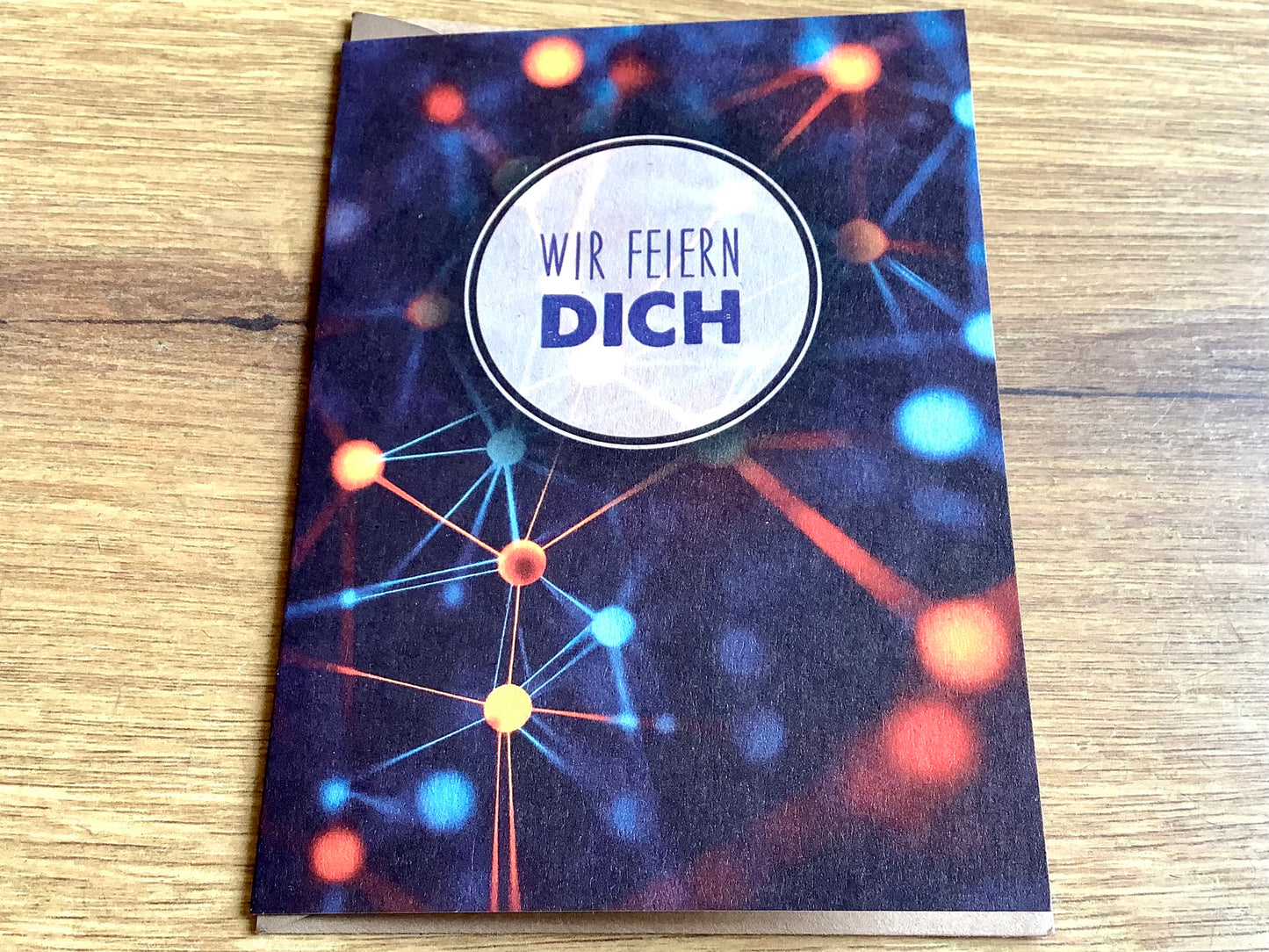 Briefkarte 10x14 Wir feiern Dich (taurus)