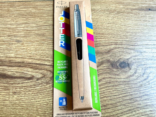 Kugelschreiber Parker Jotter silber-schwarz