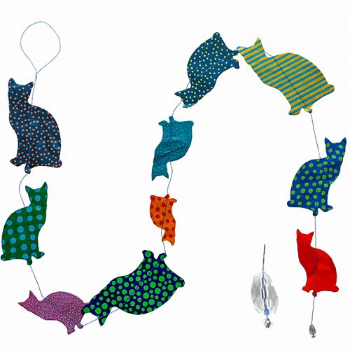 Papier-Mobile Katzen Zanzibar Lamalí