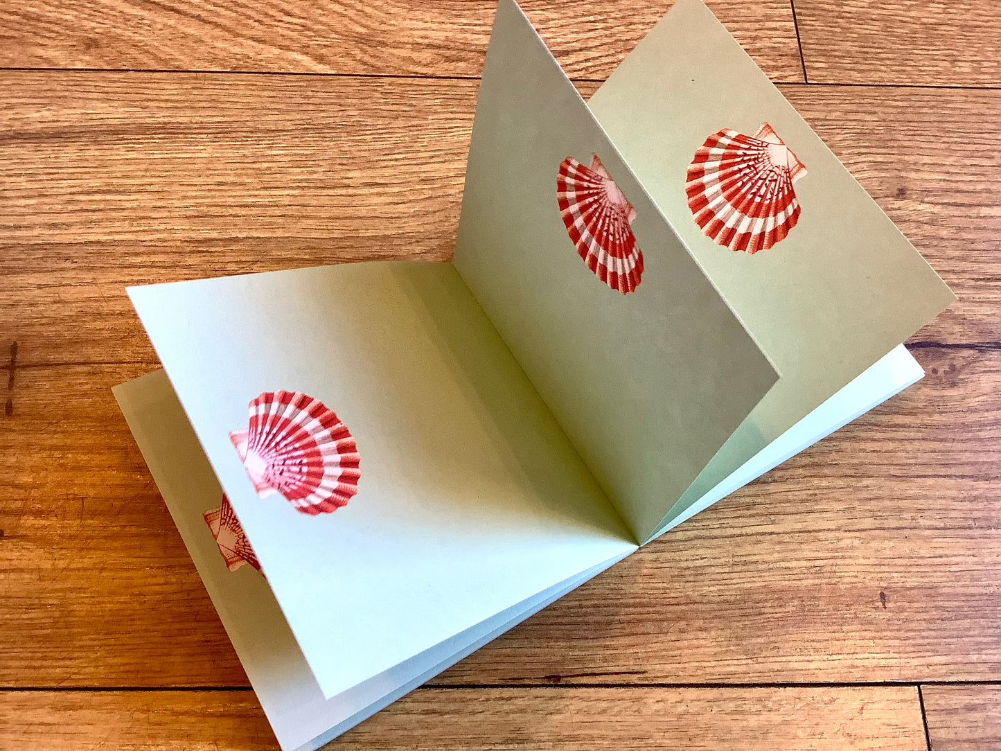 Notizblock Muschel 10x10cm RC "30x40"