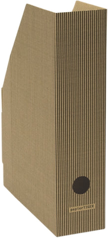 10 Stehsammler Papiertiger schwarz-braun