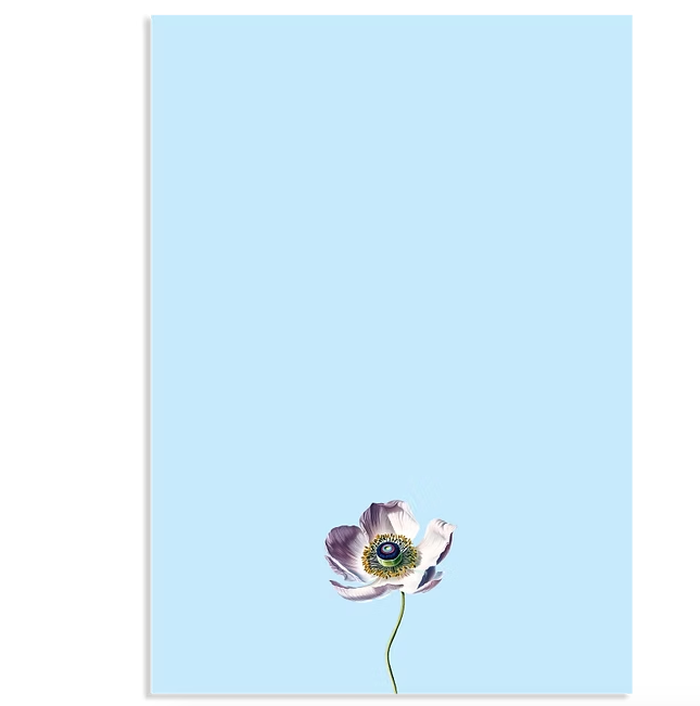 Briefblock A4 Notizblock Anemone RC ("30x40")