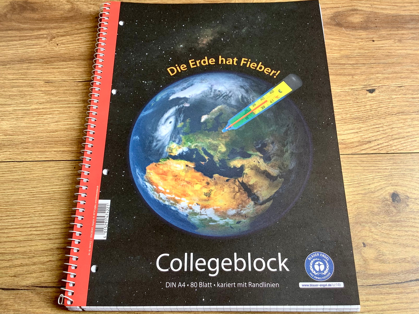 Collegeblock A4 80Bl Klimaschutz Recycling°